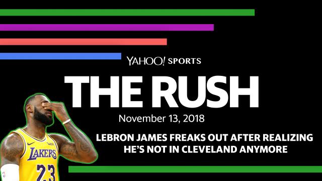 The Rush: LeBron James freaks out after realizing he’s not in Cleveland anymore
