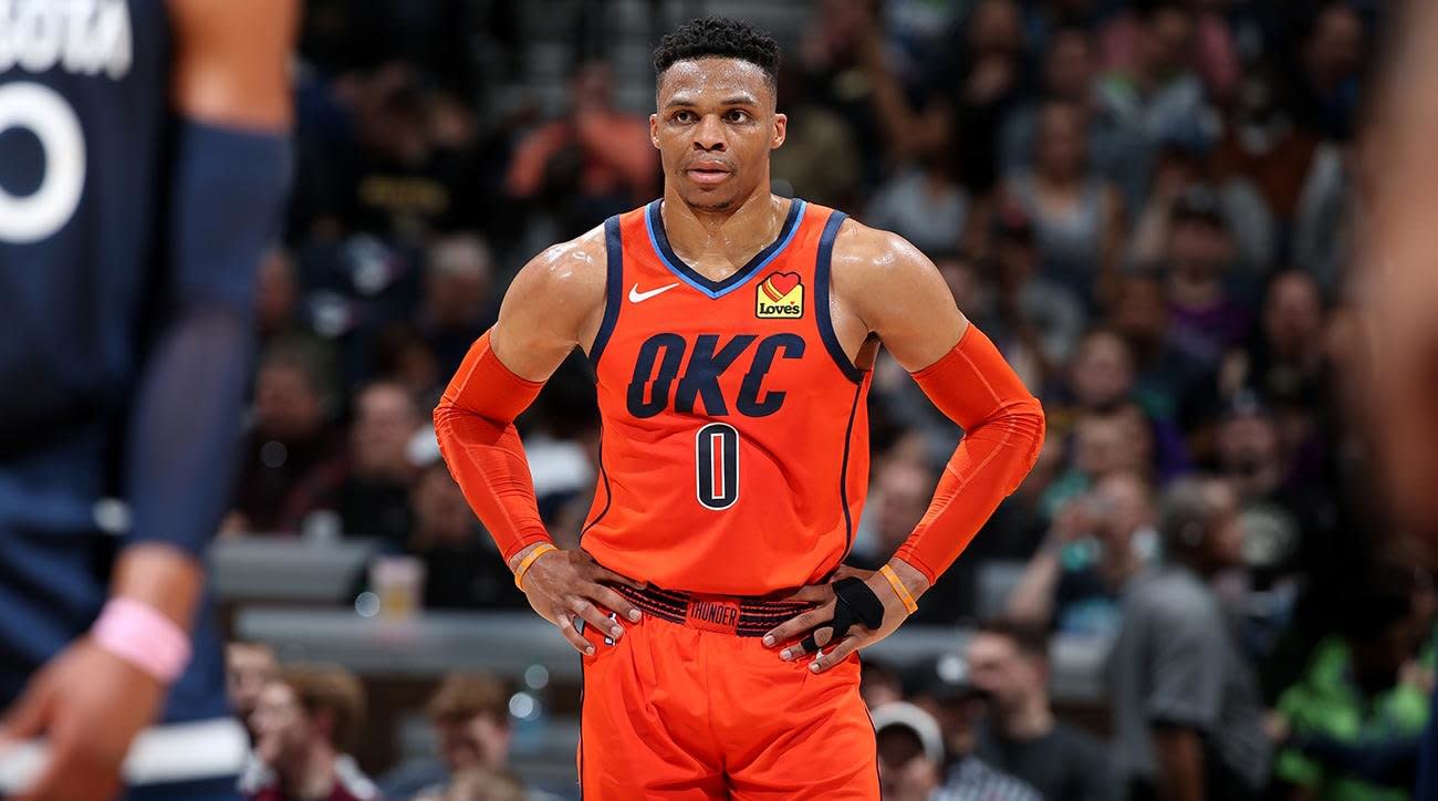 orange russell westbrook jersey