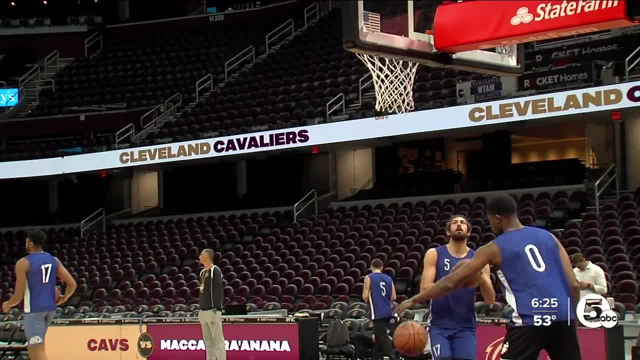 Cavs Win over Maccabi in Final Home Preseason Game