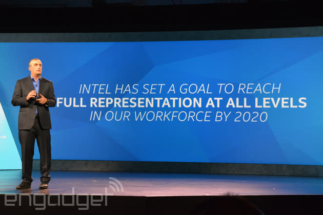 Intel pledges to hire more women and minorities