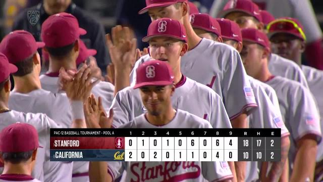 Stanford vs. California, 2023 Pac-12 Baseball Tournament Highlights