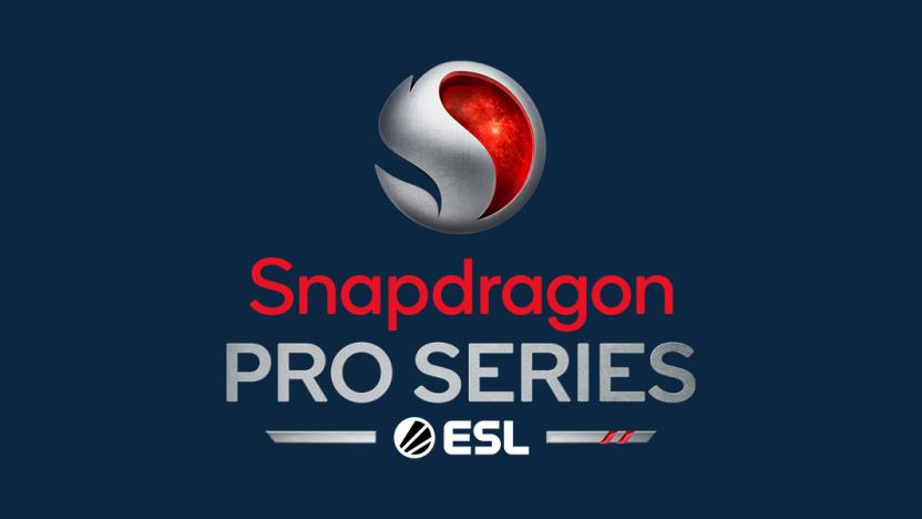 The logo for the Snapdragon Pro Series mobile esports league.