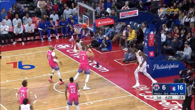 James Harden with an assist vs the Washington Wizards