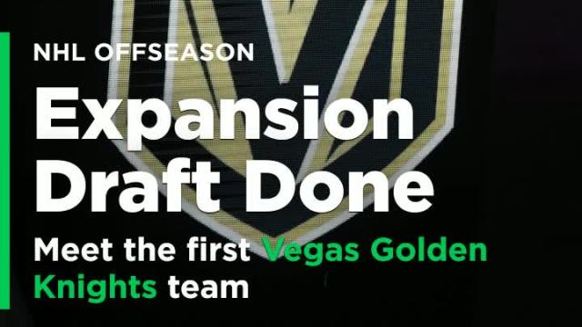 Meet the first Vegas Golden Knights, via NHL expansion draft