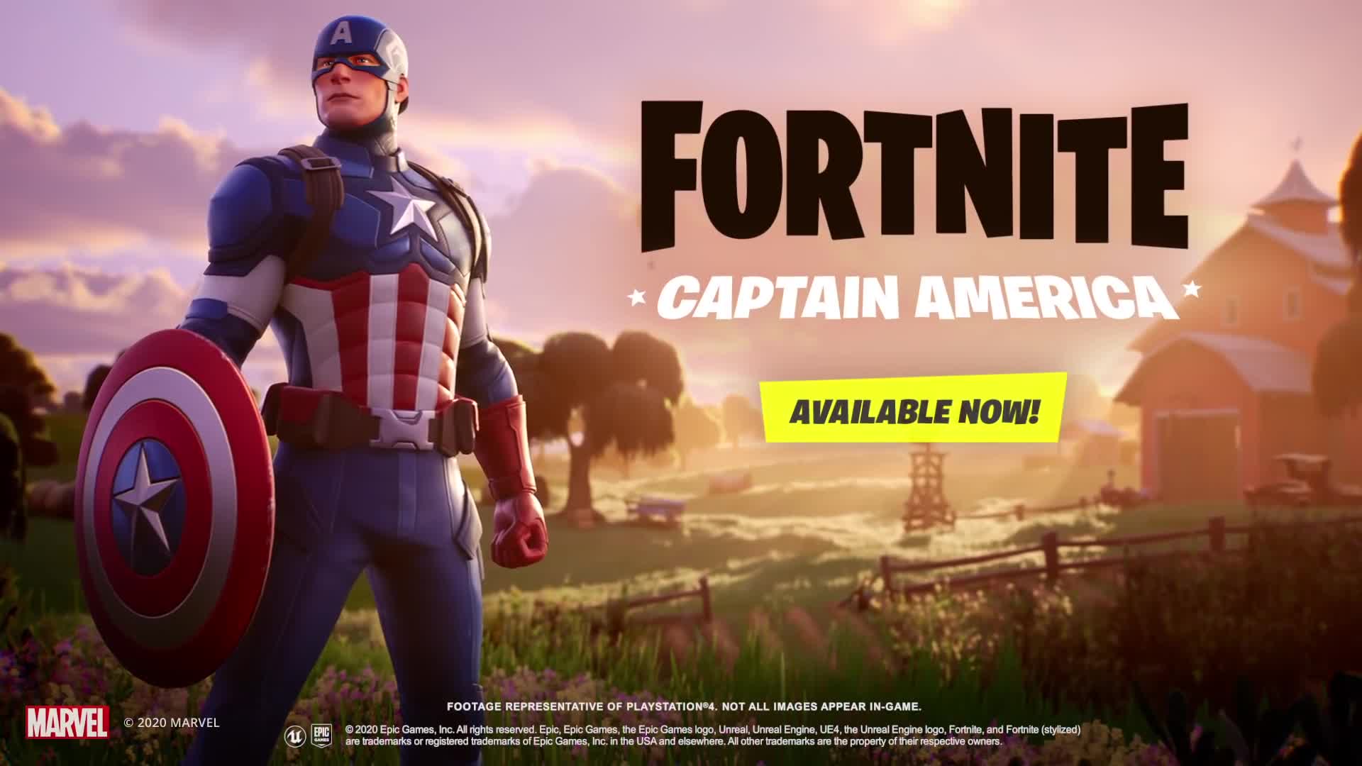 Fortnite Captain America Trailer Video - how to get captain americas shield strife roblox ended