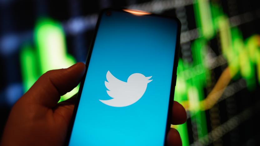 The Twitter logo  is seen on a Redmi phone screen in this photo illustration in Warsaw, Poland on 23 August, 2022. (Photo by STR/NurPhoto via Getty Images)