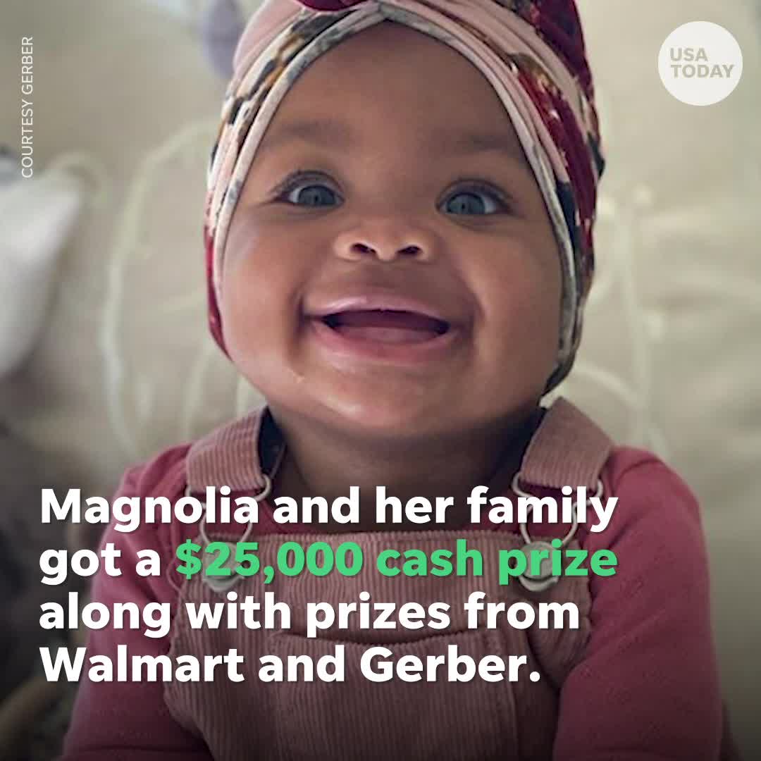 Meet Magnolia, the 2020 Gerber baby and 1st adopted baby in