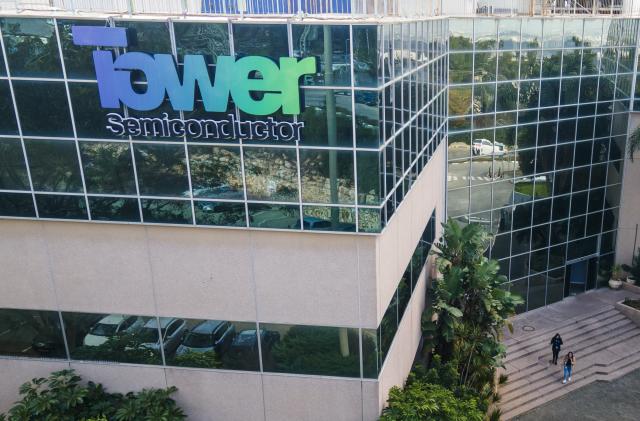 Tower Semiconductor headquarters in Migdal Haemek, Israel, Wednesday, Feb. 16, 2022. Intel said it is buying Israeli company Tower Semiconductor for $5.4 billion in a deal that could give the California chipmaking giant an edge in the business of making custom-designed chips. (AP Photo/Ariel Schalit)