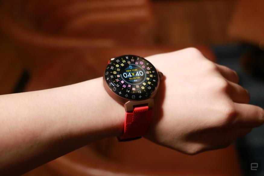 Louis Vuitton Debuts Tambour Horizon Light Up Smartwatch