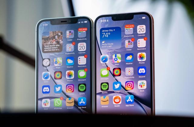 iOS 15 on Apple iPhone 13 and iPhone 12