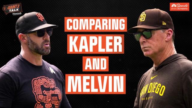 Comparing Giants managers, Kapler and Melvin