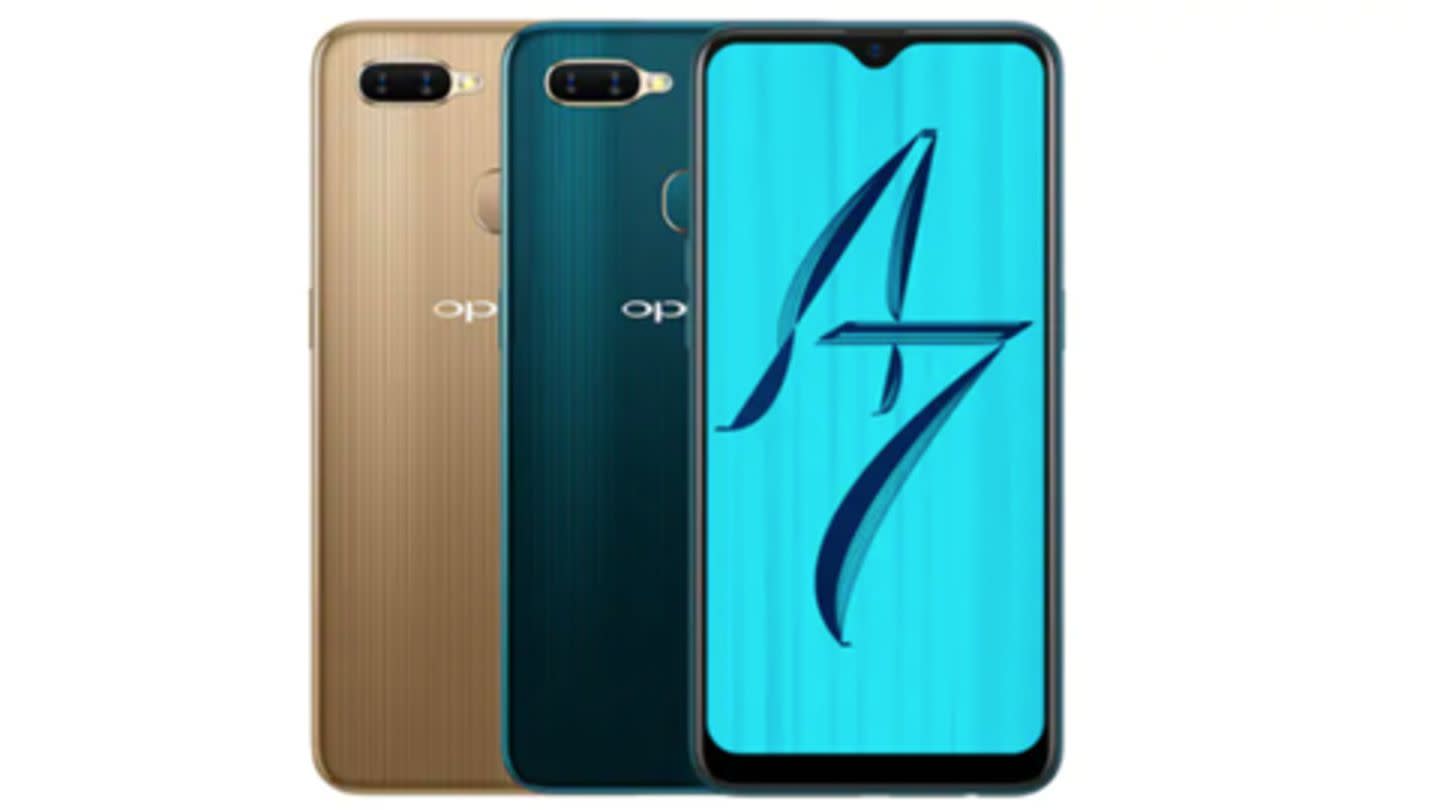 Oppo A7 Launched Specifications Features And Price