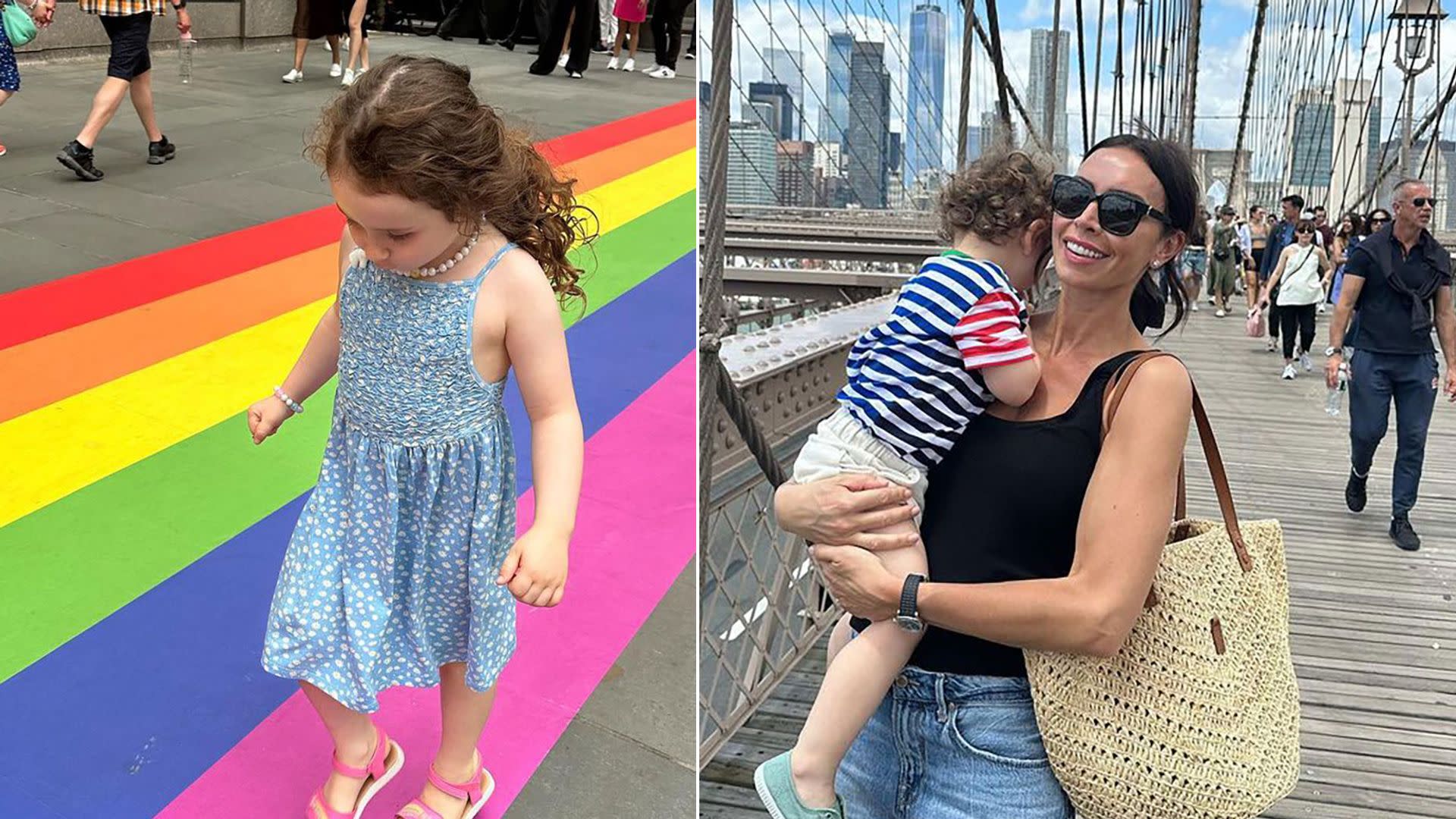 Christine Lampard's children Patricia and Freddie have the curliest hair in new photos