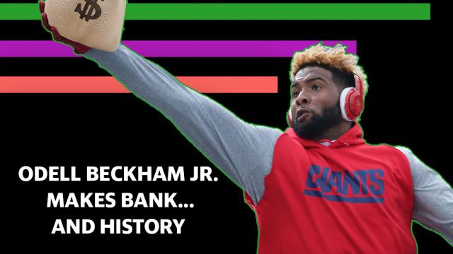 The Rush:  Odell Beckham Jr. makes bank…and history