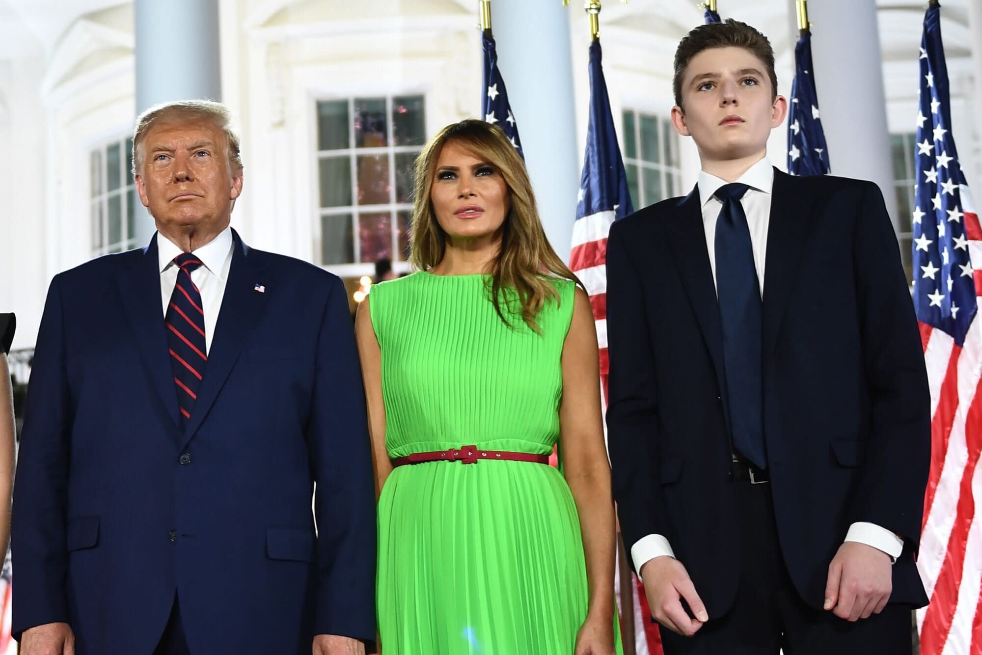 Barron Trump Skipped His Father Donald Trump's Final Speech as President