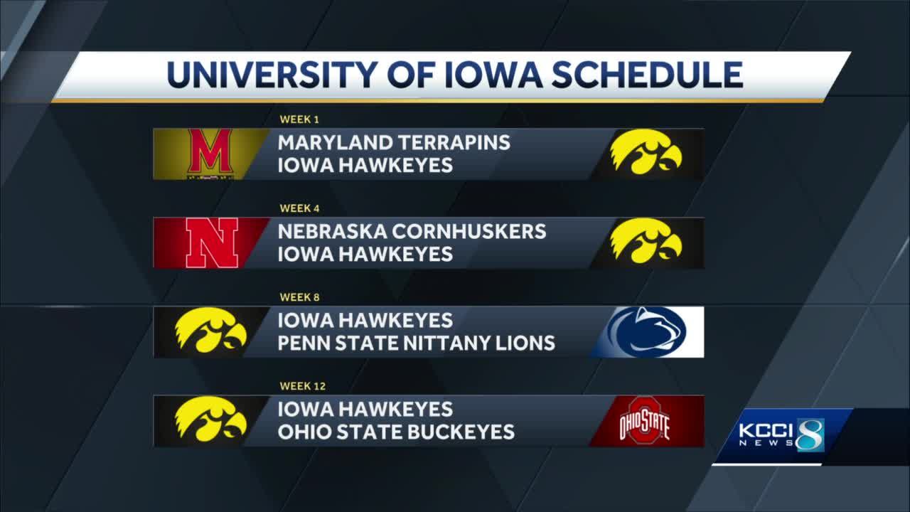 Iowa Hawkeyes release revised 2020 football schedule [Video]