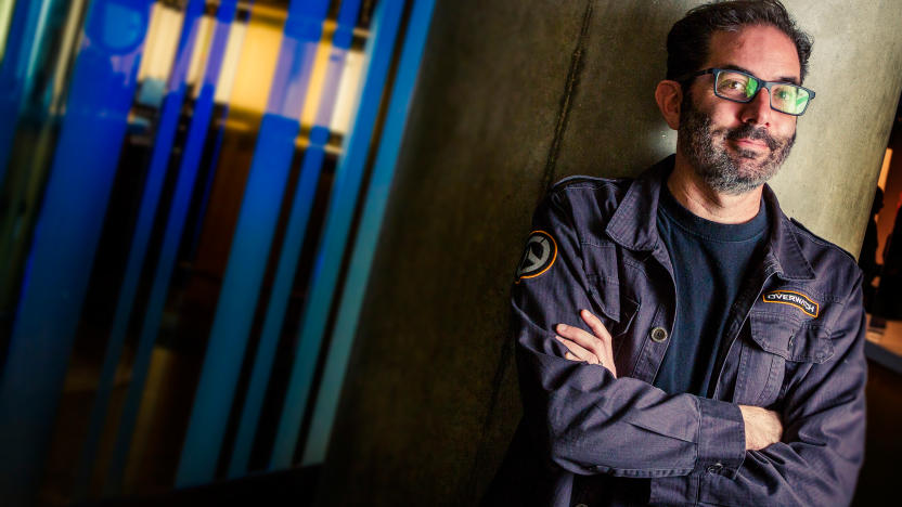 LONDON, UNITED KINGDOM - APRIL 5: Portrait of American video games developer Jeff Kaplan, photographed at the W London hotel in London on April 5, 2017. Kaplan is best known for his work on video game franchises Destiny and World Of Warcraft. (Photo by James Sheppard/Edge Magazine/Future via Getty Images) 