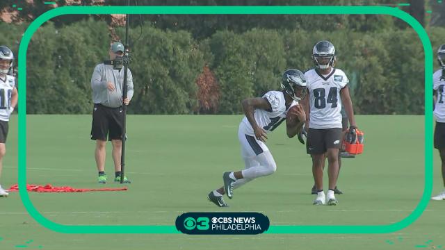 Philadelphia Eagles' Thursday practice ahead of Sunday season opener