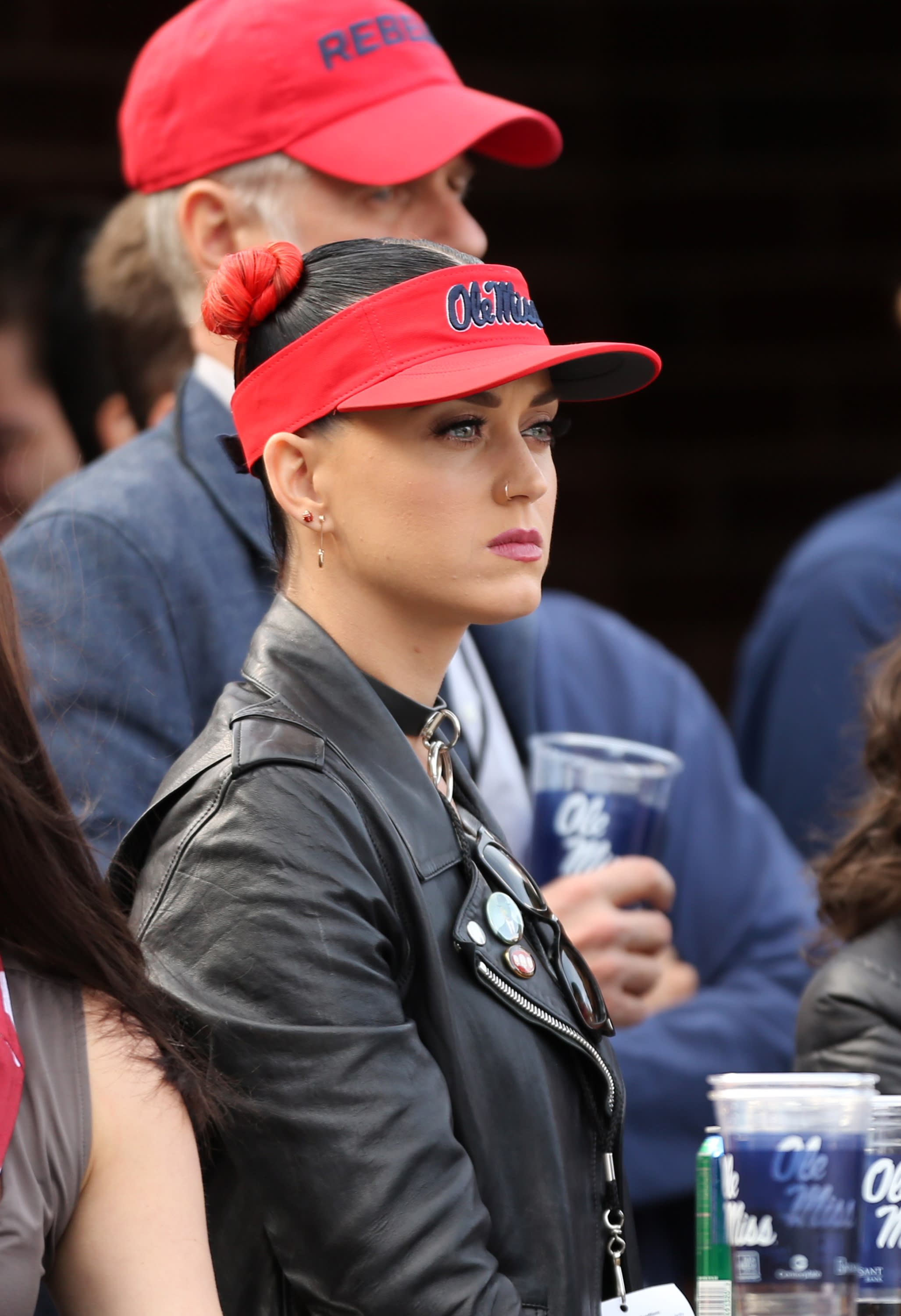 Katy Perry is enjoying Ole Miss' win over Alabama (Video)