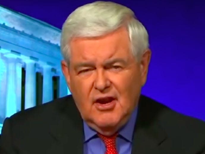 Newt Gingrich is a self-avowed fiscal conservative and deficit hawk. But his 2012 presidential campaign committee is still swimming in debt.