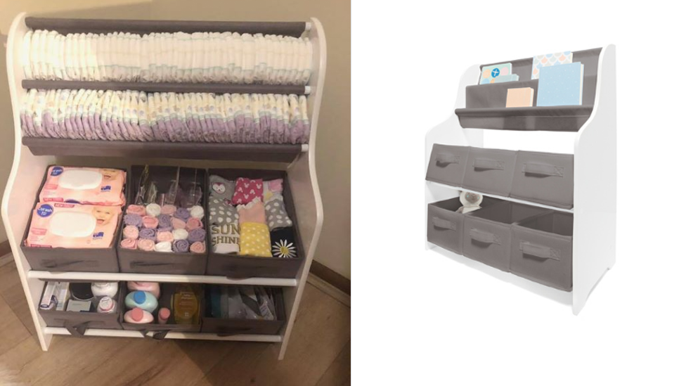 Mum S Epic 25 Kmart Hack For Nappy Storage