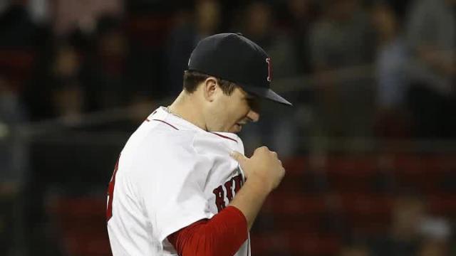 Red Sox pitcher lands on DL with shoulder injury after throwing glove in anger