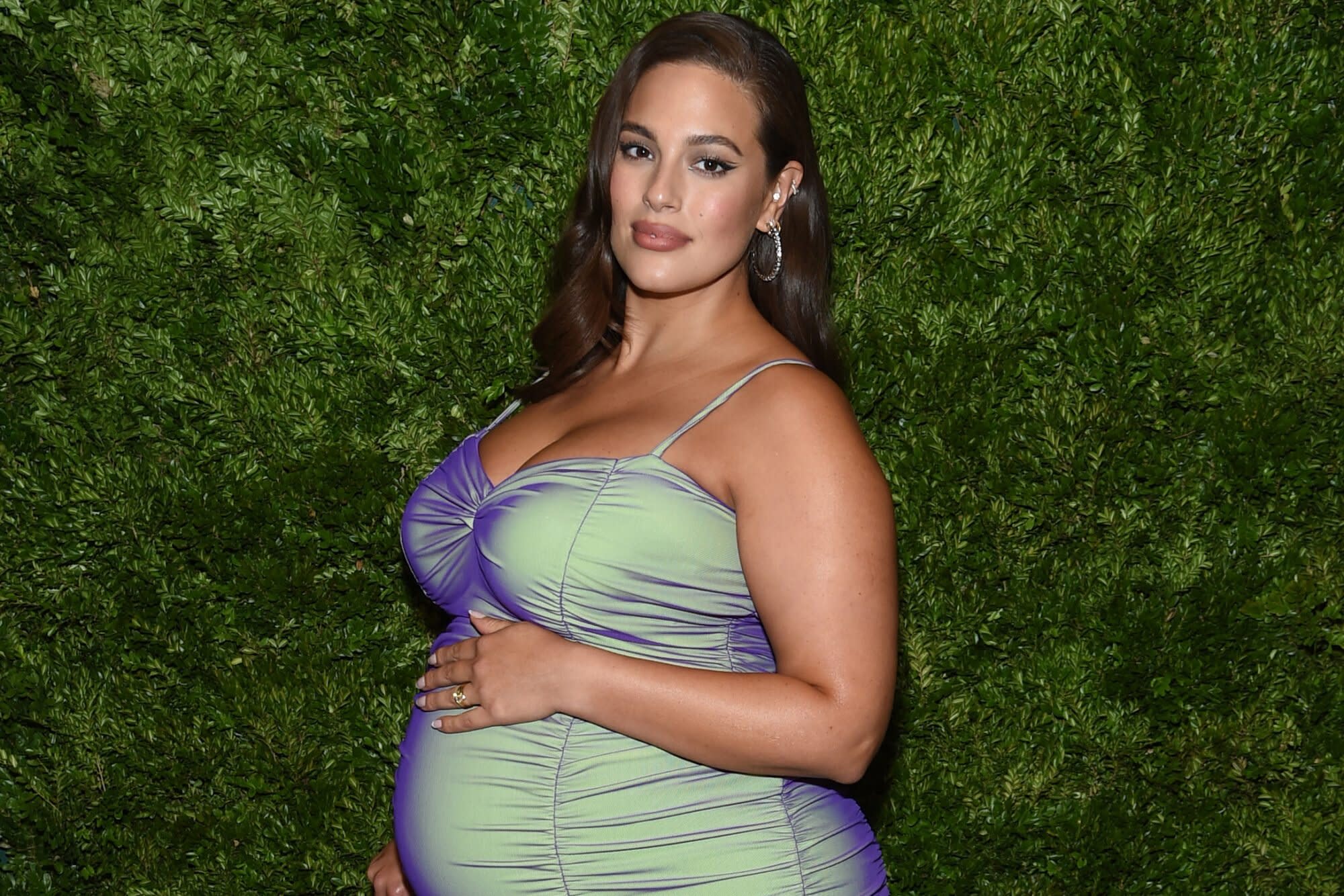 Ashley Graham shared a sincere look in the last few days before her son was born