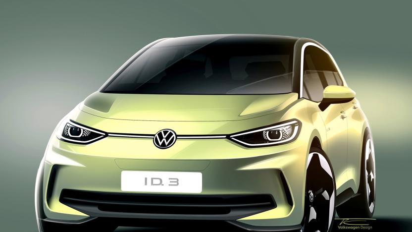 VW ID.3 EV second-generation teaser