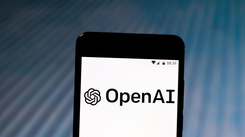 BRAZIL - 2019/07/22: In this photo illustration an OpenAI logo seen displayed on a smartphone. (Photo Illustration by Rafael Henrique/SOPA Images/LightRocket via Getty Images)