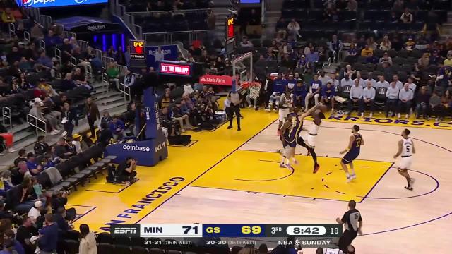 Top dunks from Golden State Warriors vs. Minnesota Timberwolves