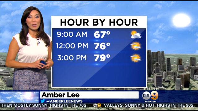 Amber Lee's Weather Forecast (May 30)