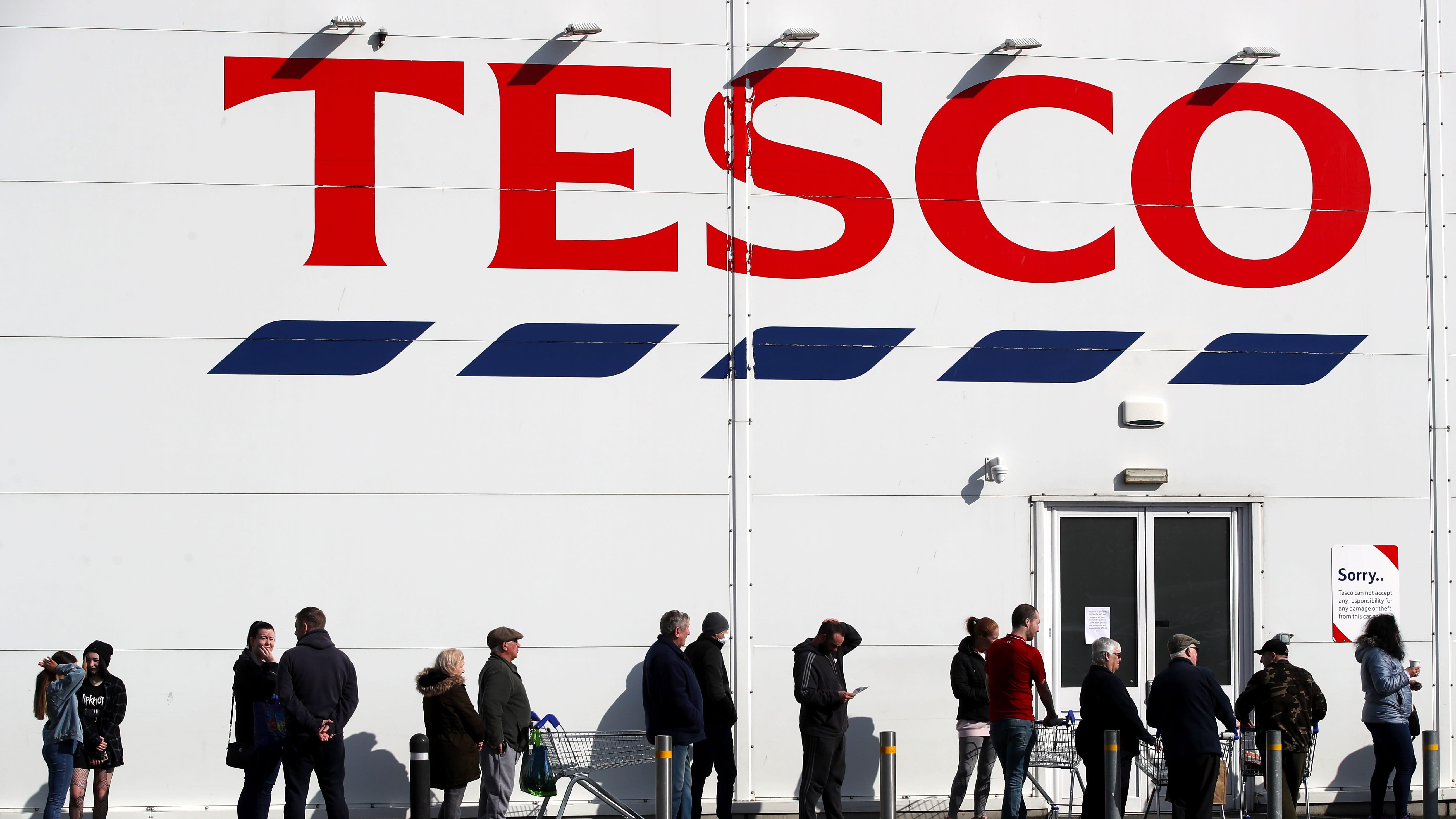 Tesco expands home delivery service as shopper demand soars