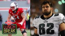 Eagles 6th-round center on meeting Jason Kelce for first time