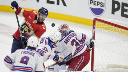 Associated Press - Sam Reinhart scored a power-play goal 1:12 into overtime, and the Florida Panthers topped the New York Rangers 3-2 to even the Eastern Conference Final at two games apiece.  It was