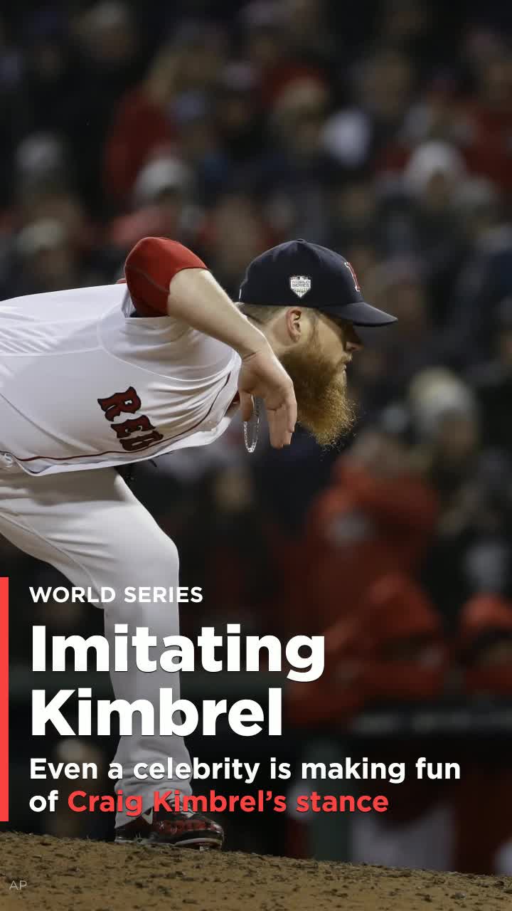Even a celebrity is making fun of Craig Kimbrel's famous stance