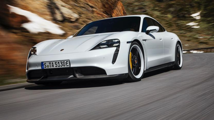 Porsche's 2020 Taycan EV gets new features via a free software update