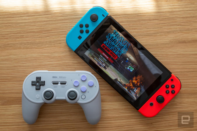 8bitdo S Sn30 Pro Is A Near Perfect Switch Controller Engadget