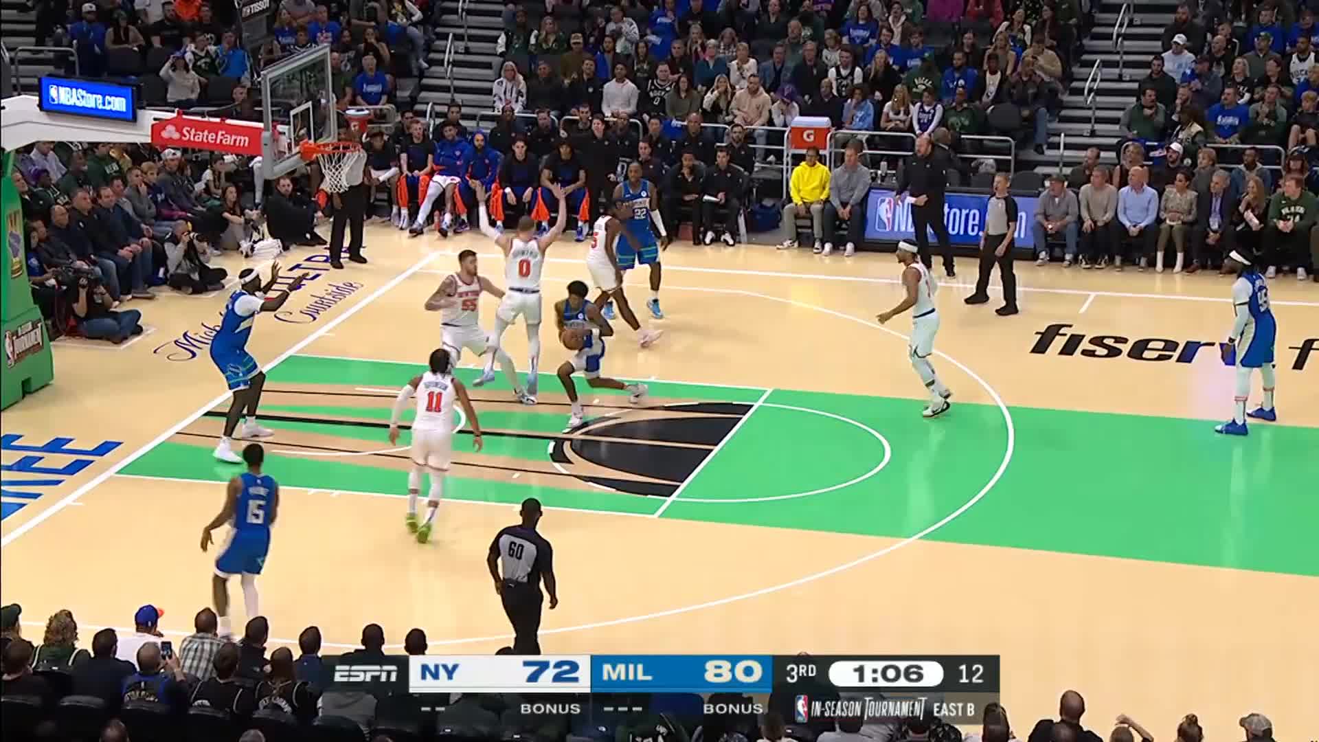 MarJon Beauchamp with a 2 Pt vs. New York Knicks