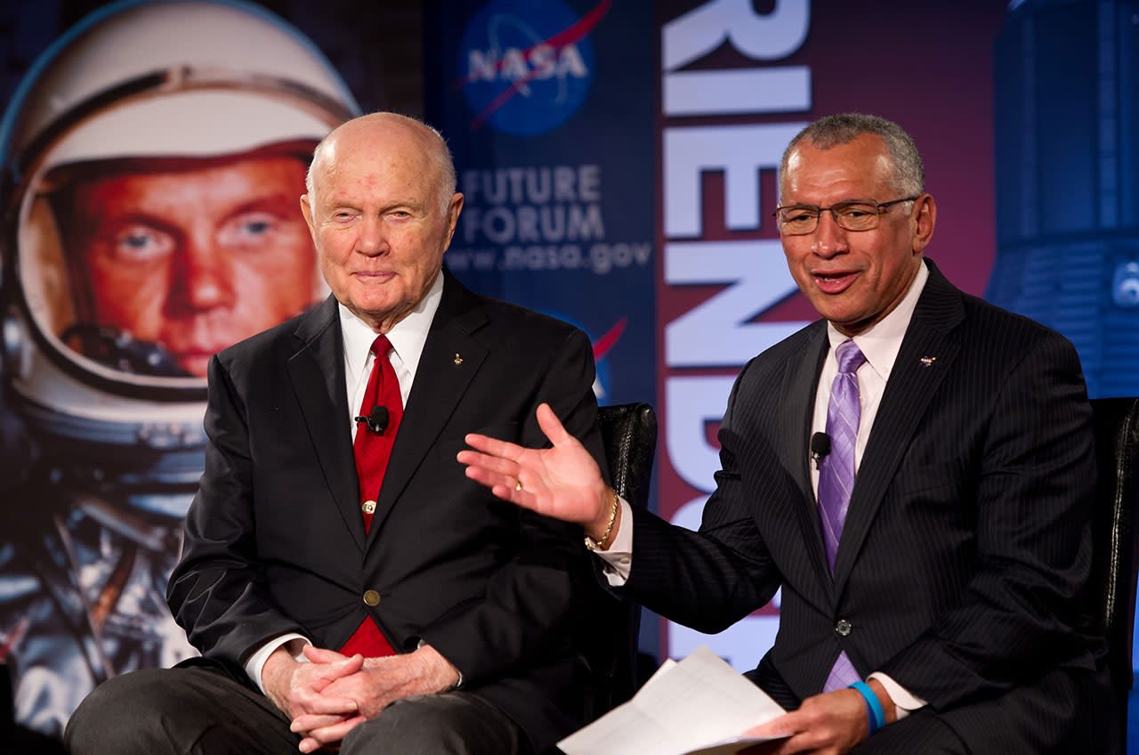 'John Glenn the Humanitarian' Remembered by NASA Chief (Video)