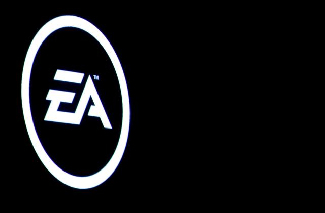 The Electronic Arts Inc., logo is displayed on a screen during a PlayStation 4 Pro launch event in New York City, U.S., September 7, 2016.  REUTERS/Brendan McDermid/File Photo                 GLOBAL BUSINESS WEEK AHEAD PACKAGE - SEARCH 'BUSINESS WEEK AHEAD 31 OCT'  FOR ALL IMAGES