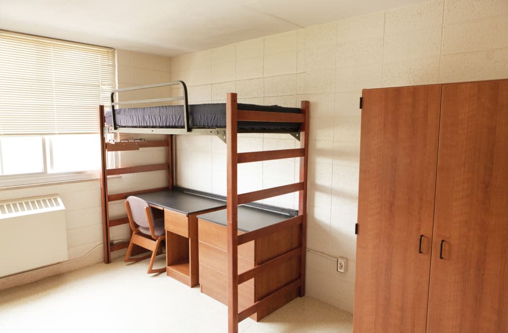 american university dorm tour