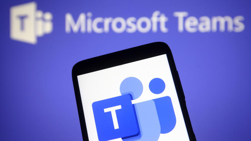 UKRAINE - 2021/06/26: In this photo illustration a Microsoft Teams logo is seen on a smartphone and a pc screen. (Photo Illustration by Pavlo Gonchar/SOPA Images/LightRocket via Getty Images)