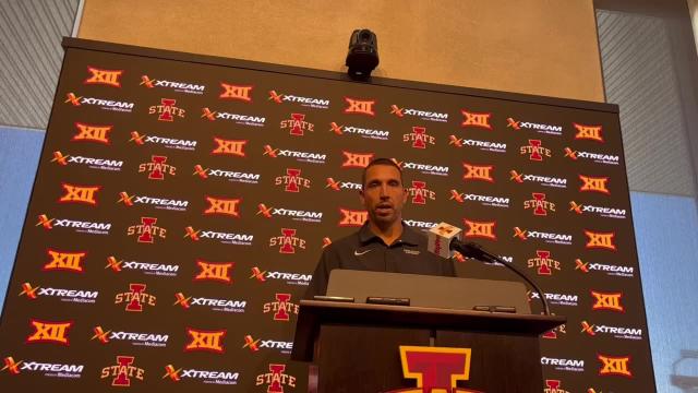 Iowa State coach Matt Campbell talks about Kansas rise