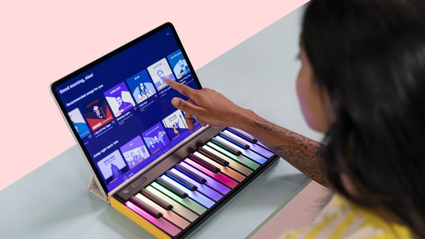 Roli's Lumi keyboard