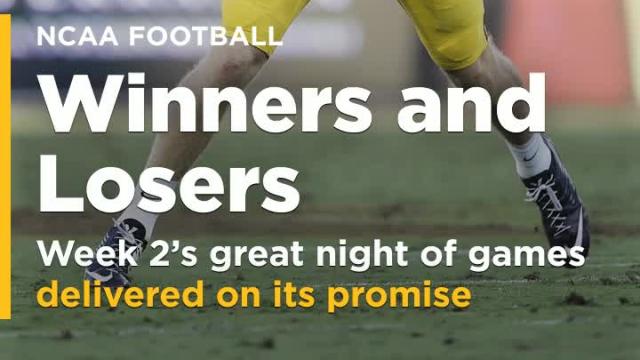 Winners and Losers: Week 2's great night of games delivered on its promise