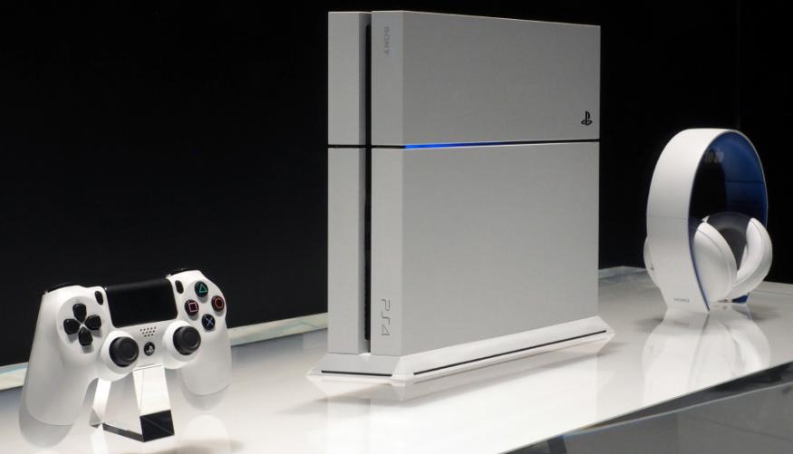 Here's a closer look at the white PS4