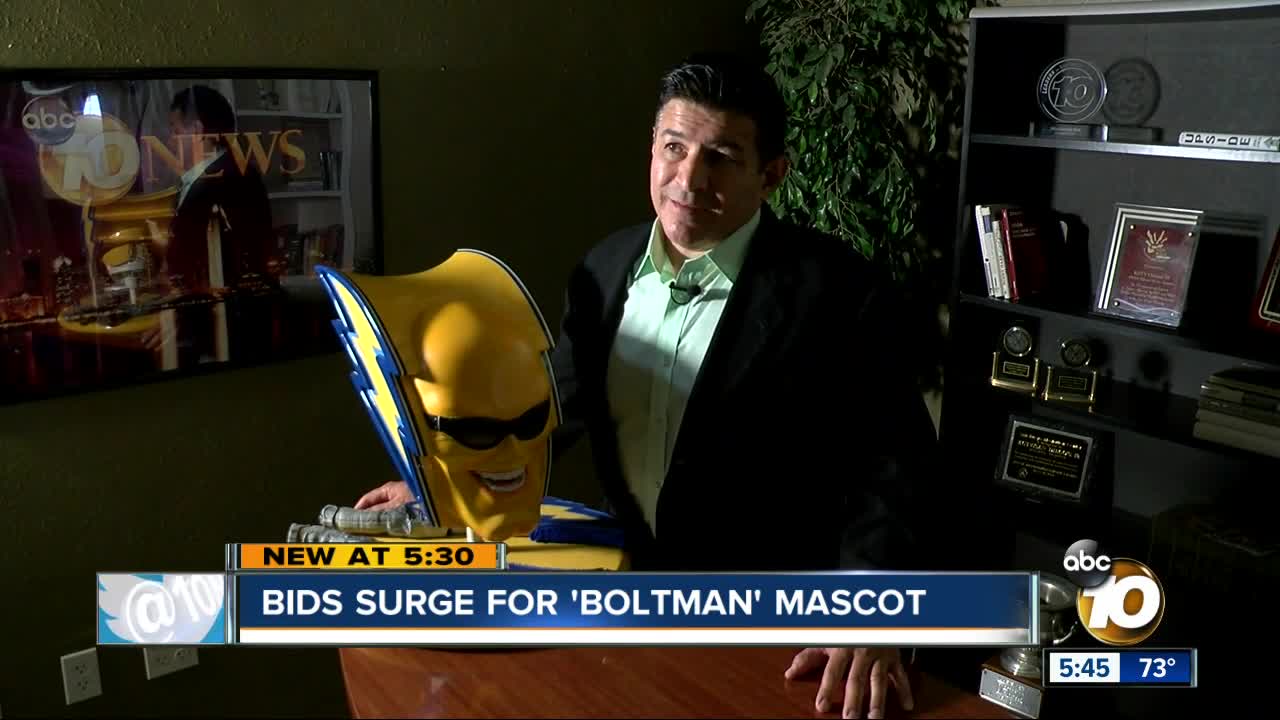 Boltman for $50,000? Ex-No. 1 Chargers Fan Again Seeking to Sell Mascot,  Rights - Times of San Diego