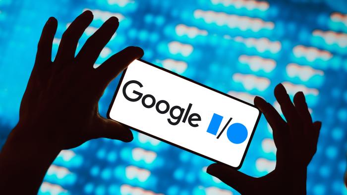 BRAZIL - 2024/02/28: In this photo illustration, the Google IO logo is displayed on a smartphone screen. (Photo Illustration by Rafael Henrique/SOPA Images/LightRocket via Getty Images)