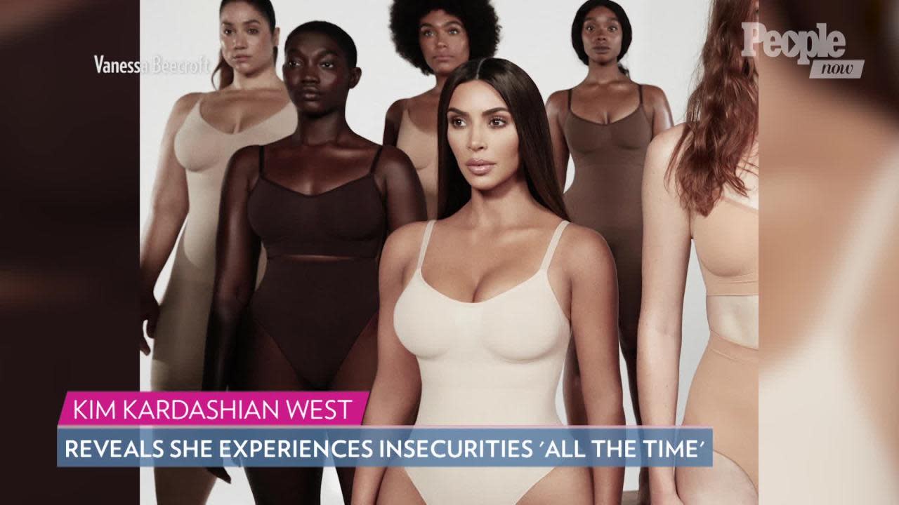 Kim Kardashian Says She Battles Body Insecurities All The Time