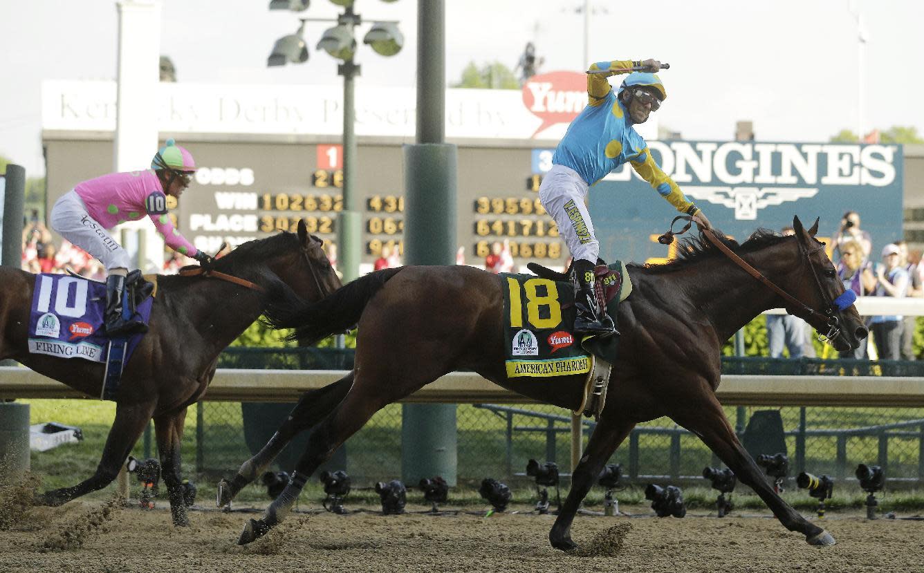 American Pharoah wins Kentucky Derby